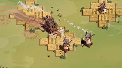 Wanderburg in-engine gameplay of the castle on wheels