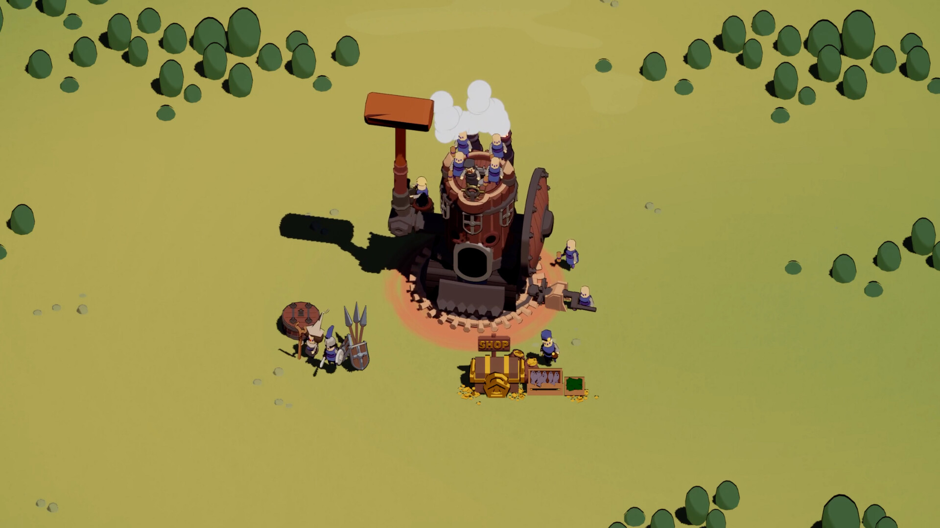 Wanderburg Early Access gameplay of the castle on wheels